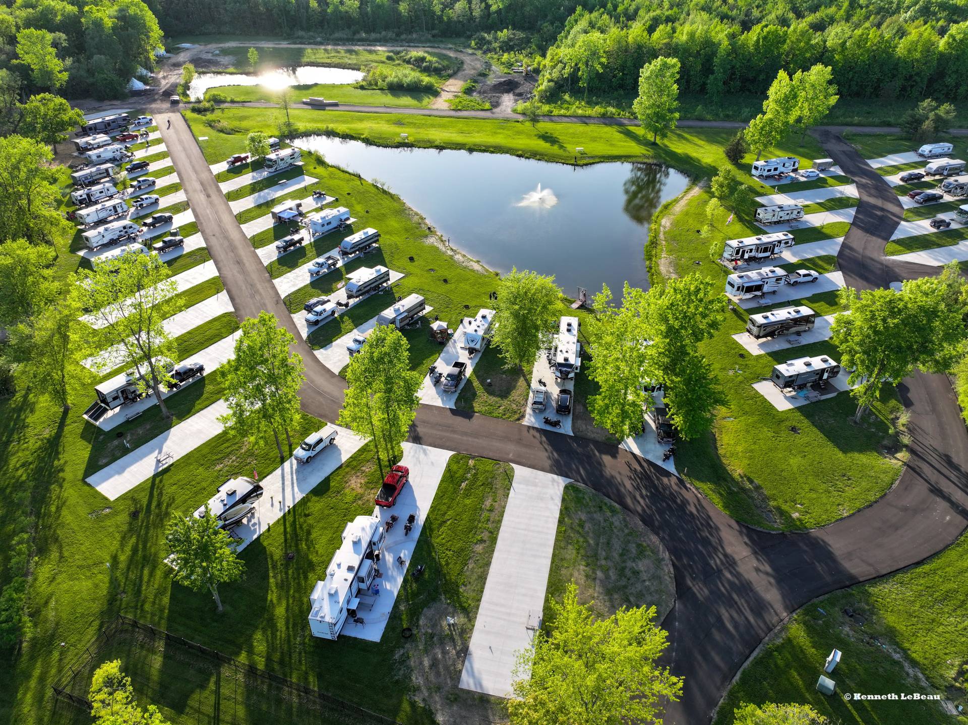 Extended RV stay at Hidden Ponds RV Resort in South Haven Michigan